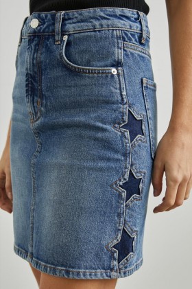  Saia Burbank Feminina Noite Estrelada | Rails Skirts