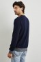  Maglione Burns da uomo blu navy perfetto | Maglioni Rails