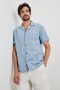  Camicia da uomo Dresden Cerulean Ikat | Rails Shirts