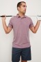  Polo da golf Merced da uomo con righe Hibiscus Mirage | Magliette e polo Rails
