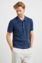 Polo da uomo Nathan Peterson Blue | Magliette e polo Rails