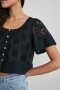  Top Bambina da donna nero | Rails Tops