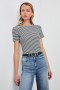  Top Britty da donna a quadretti neri | Rails Tops