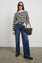  Maglione da donna Corrine Oat Navy Stripes | Rails Sweaters