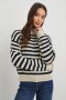  Maglione da donna Corrine Oat Navy Stripes | Rails Sweaters