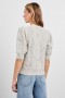  Cardigan Isla da donna grigio con margherite all'uncinetto | Rails Sweaters