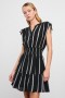  Abito da donna Samina Ash Leno Striped | Abiti e tutine Rails