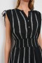  Abito da donna Samina Ash Leno Striped | Abiti e tutine Rails