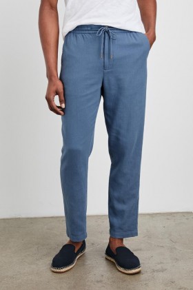  Pantaloni Callum da uomo blu lavato | Pantaloni Rails