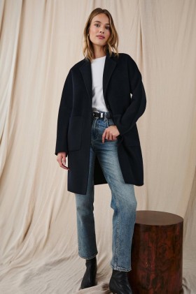Cappotto Everest da donna blu navy | Giacche e cappotti Rails