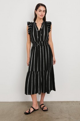  Abito da donna in tessuto Ash Leno Stripe | Abiti e tute Rails