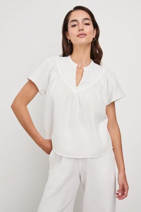  Camicia Sayer bianca da donna | Rails Tops