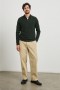 Herre Stark Quarter Zip Olive Melange | Rails Gensere