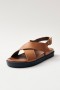  Alohas Nico Sandaler for kvinner i brunt skinn | Rails