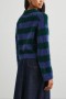  Dame Ravfarget Oxford Stripe Genser | Rails Gensere
