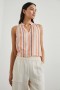  Dame Christy Topp Papaya Stripe | Rails Topper