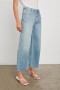  Dame Getty Crop Wide Leg Harbor Blanket Stitch | Rails Denim