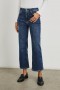  Kvinner Sunset Crop Slim Flare Collegiate Blå | Rails Denim