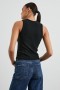  Dame Racer Tanktop i ekte svart | Rails Topper