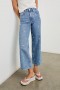  Damskie spodnie Getty Crop Wide Leg w kwiaty w kolorze indygo | Rails Denim