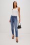  Damskie spodnie Larchmont Skinny Baltic Blue | Rails Denim