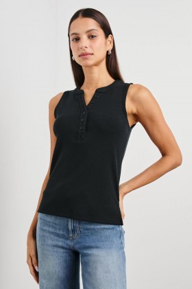  Damski top Mayla w kolorze czarnym | Rails Tops