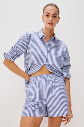  Damskie spodenki Rocky Short Mariner w białe paski | Spodnie i szorty Rails