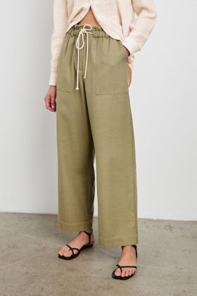 Spodnie damskie Ryan Pant Pale Olive | Spodnie i szorty Rails