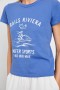  Tricou damă cu imprimeu mulat Rails Riviera | Topuri Rails