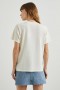  Rails Los Angeles Ecru T-shirt för pojkvän, kvinnor | Rails Toppar