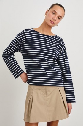  Damtopp Macy Nautical Randig | Rails Toppar