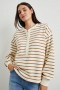  Kadın Joan Sweatshirt Carmel Stripe | Raylı Kazaklar