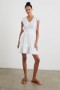  Kadın Tara Elbise Beyaz Dantel Detaylı | Raylı Elbiseler ve Tulumlar
