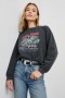  Kadın Vintage Raglan Sweatshirt Raylı Paris Haritası | Raylı Kazaklar