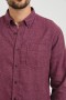 Camisa Runson para hombre color grosella | Camisas Rails