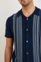  Camisa Silas para hombre, azul jaspeado, multicolor | Rails Shirts