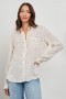  Camisa Josephine para mujer, color arena difusa, guepardo | Rails Tops