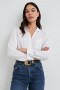  Camisa Wren para mujer blanca | Rails Tops