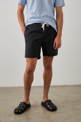  Pantalón corto Cruz para hombre, negro lavado | Rails Shorts & Swim