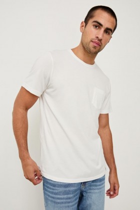 Camiseta Johnny para hombre blanca | Camisetas y polos Rails