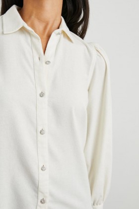 Camisa Angélica para mujer, color blanco invierno | Rails Tops