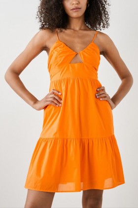  Vestido Chrissy para mujer, color mandarina | Vestidos y monos Rails