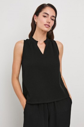  Top Christy negro para mujer | Rails Tops