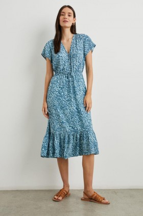  Vestido Kiki para mujer, color azul habana | Vestidos y monos Rails