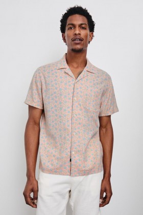  Pánské tričko Waimea s květinovým vzorem a batikem | Rails Shirts