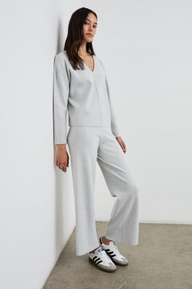 Dámský svetr Hollyn světle šedý | Svetry Rails