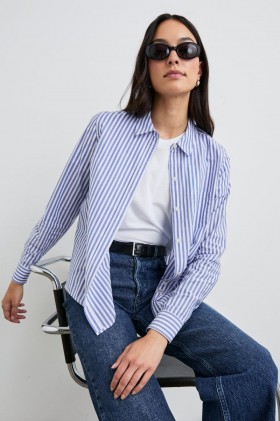 Dámská košile Stina Mariner White Stripe | Rails Topy