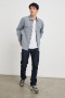  Heren Burr Shirtjack Denim Wit | Rails Jassen & Mantels