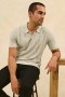  Heren Cillian Poloshirt Silversand | Rails T-shirts & Polo's