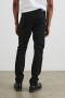 Heren Clayton Slim Straight Donkerzwart | Rails Broek